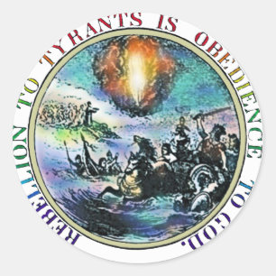 Rebellen till Tyrants Sticker Packs Runt Klistermärke