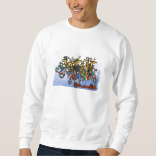 Rebeller utan en tecknad för Claus renhelgdag Sweatshirt