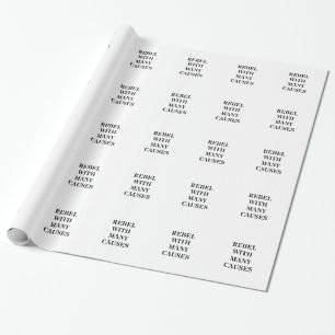 Rebellera med många orsaker presentpapper