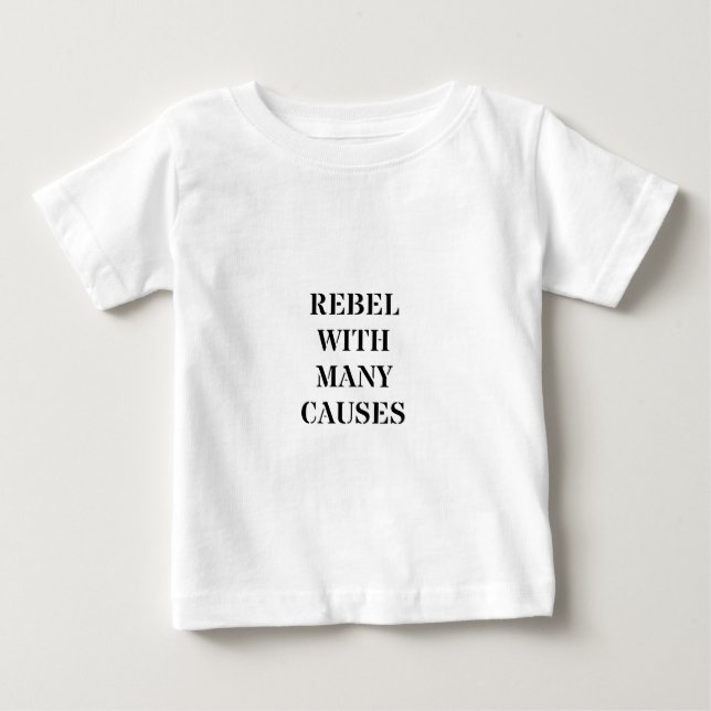 Rebellera med många orsaker tee (Framsida)