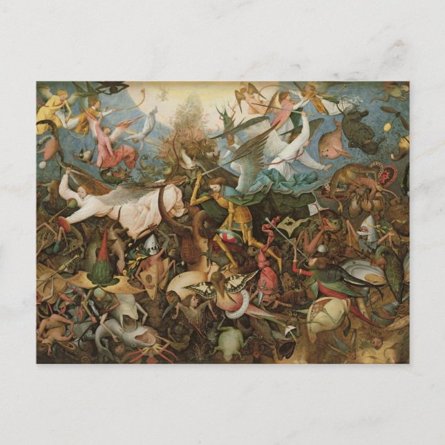 Rebellernas fall i Änglar 1562 Vykort (Framsida)