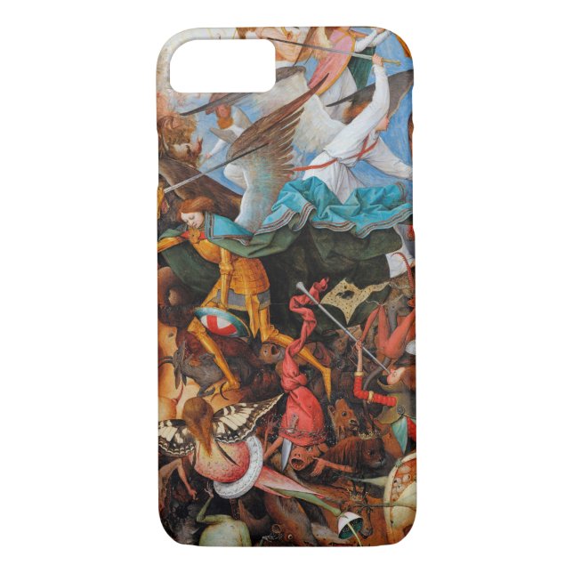 Rebellernas fall i Änglar, Pieter Bruegel Case-Mate iPhone Skal (Baksida)