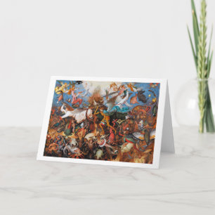 Rebellernas fall i Änglar, Pieter Bruegel Kort