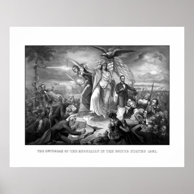 Rebellernas utbrott i Krig Poster (Framsidan)