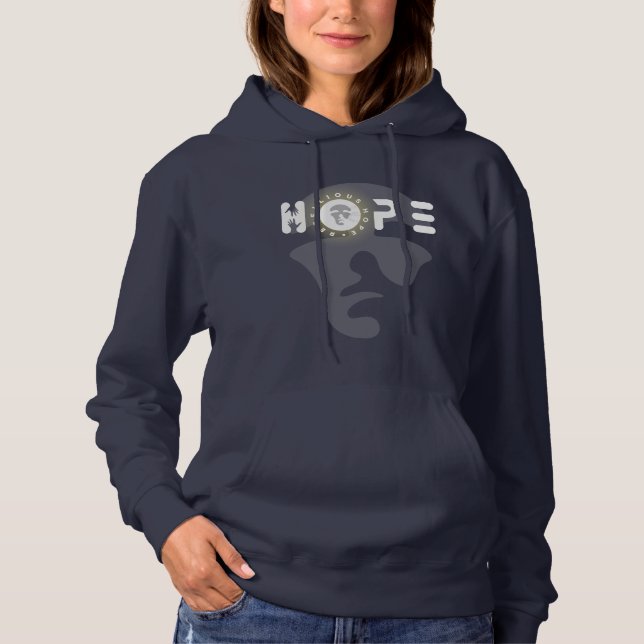 Rebellig Hope | Kvinnor Hoodie T Shirt (Framsida)