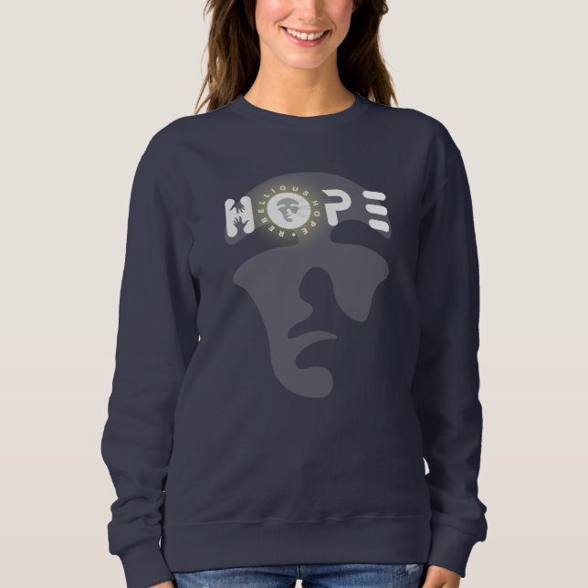 Rebellig Hope | Kvinnor, tröja (Framsida)