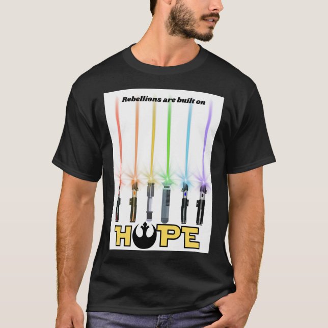 Rebellioner byggda på Hopp vän vän T Shirt (Framsida)