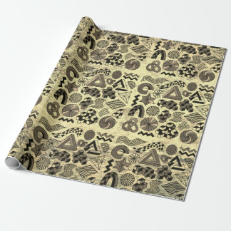 Rebellious Geometries sepia Presentpapper