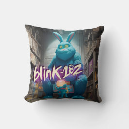 Rebellious Rest: Bigfoot Bunny - Blink 182 Inspire Kudde