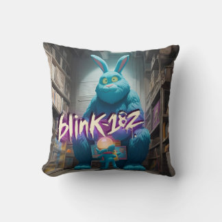 Rebellious Rest: Bigfoot Bunny - Blink 182 Inspire Kudde