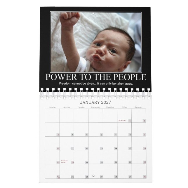 Rebellisk kalenderfantastisk kalender (Jan 2027)