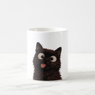 Rebellisk kattunge. kaffemugg