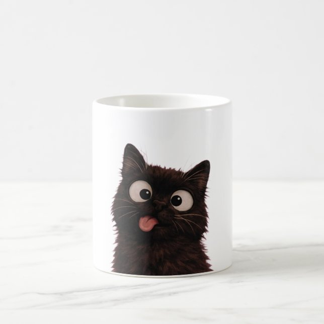Rebellisk kattunge. kaffemugg (Center)