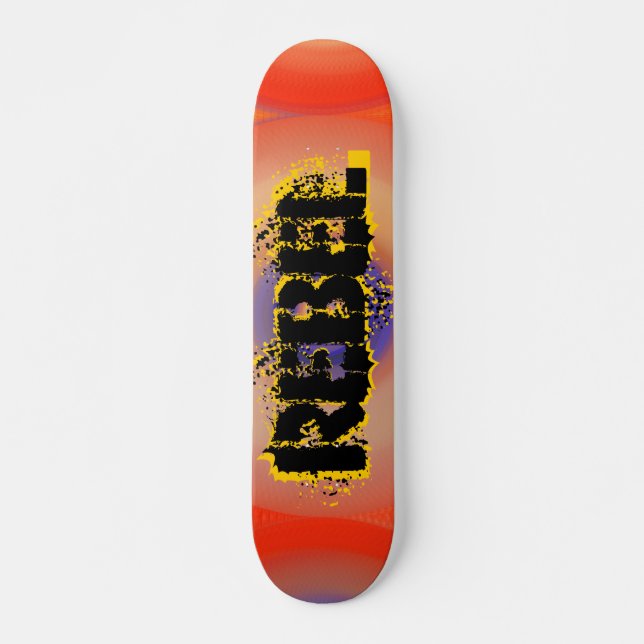 Rebellisk Skateboard Bräda 20,5 Cm (Framsida)