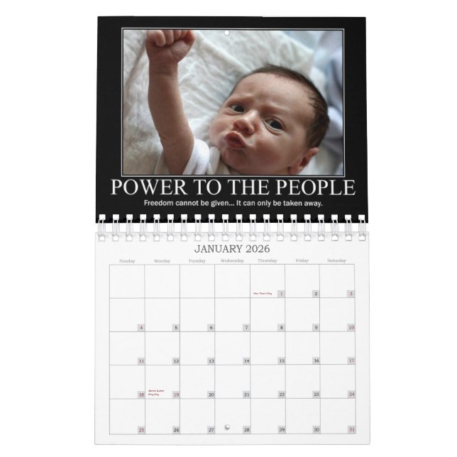 Rebellisk trotskalender kalender (Jan 2026)