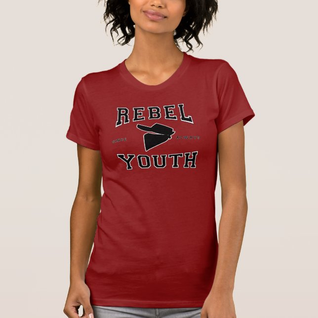 Rebellisk ungdom t-shirt (Framsida)