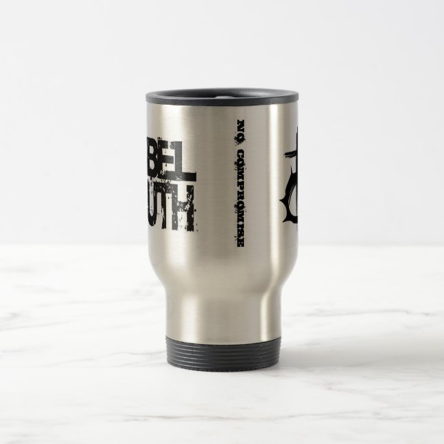Rebellisk ungdomtravel mug resemugg (Center)