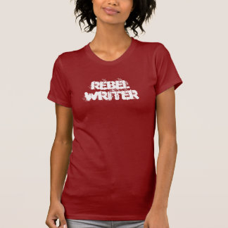 rebelliska författarekvinna liten och nätt t shirt