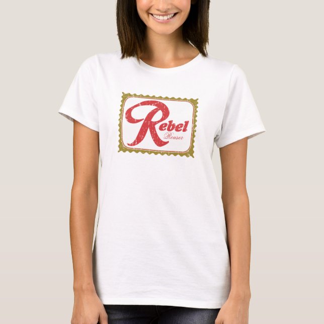 Rebelliskt Rouser noveltyobjekt T-shirt (Framsida)