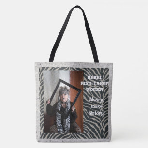 Rebellkvinnor gör alltid historia Tote Bag Tygkasse