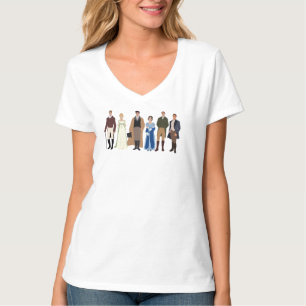 Rebells grafik V-nacke T Shirt