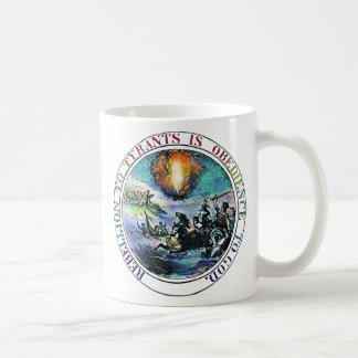 Rebellversion till Tyrants Underbara Seal Franklin Kaffemugg