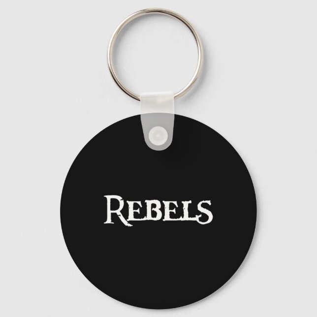 Rebels Football Baseball Basketball Softball Socce Nyckelring (Framsida)