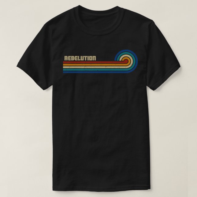 Rebelution Retro Sunset T Shirt (Design framsida)