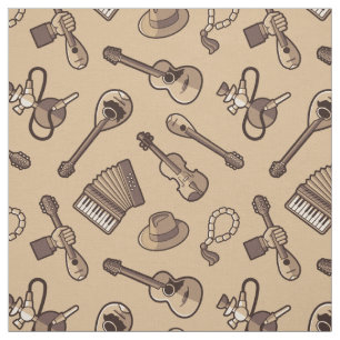 Rebetiko Mönster Fabric Tyg
