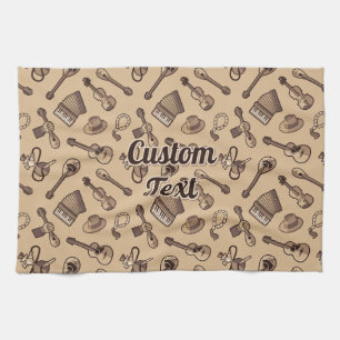 Rebetiko Mönster Kitchen Towel Kökshandduk