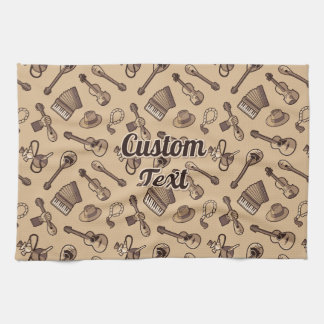 Rebetiko Mönster Kitchen Towel Kökshandduk