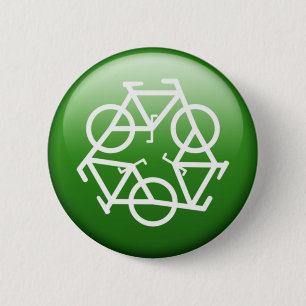 ReBicycle grönt Knapp