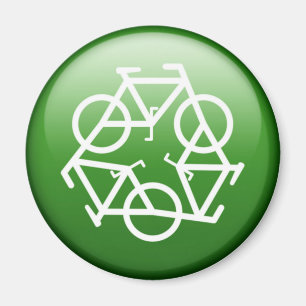 ReBicycle grönt Magnet