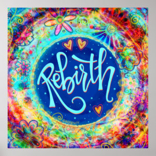 "Rebirge" Upphovsrätt Poster