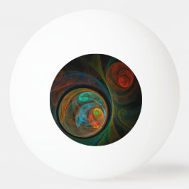 Rebirkelånga blå Abstrakt Art Pingisboll