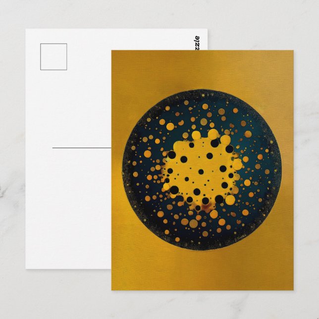 Rebirth – Abstract Circle Of Emergence Vykort (Fram/baksida)