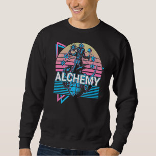 Rebis Alchemy Alchemist Magnum Opus Retro 1 Lång Ärmad Tröja