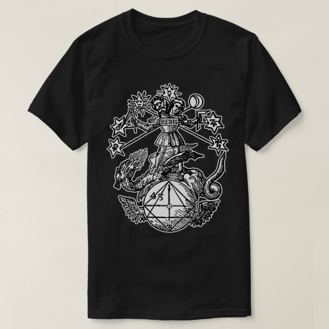 Rebis Ancient-symbol T Shirt (Design framsida)