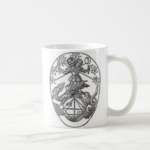 Rebis manlig och kvinnligt kaffemugg