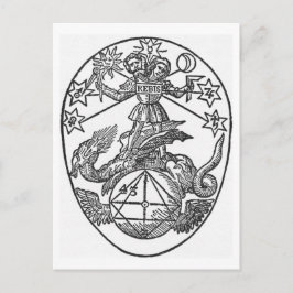 Rebis Symbol of Duality Vykort