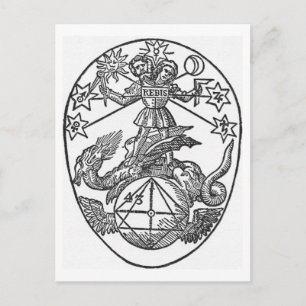 Rebis Symbol of Duality Vykort