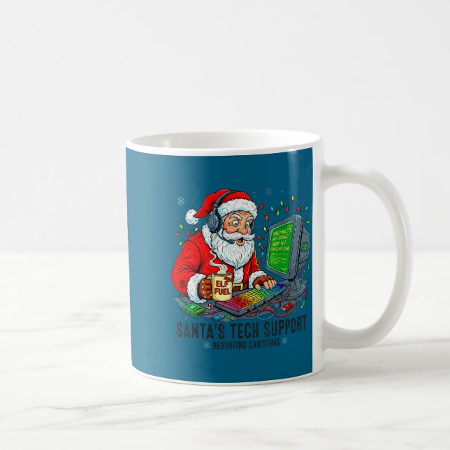 Rebooting Support Santa Tech s Gift Kaffemugg (Höger)