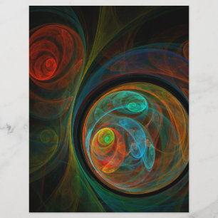 Reborn Abstrakt Art Flyer