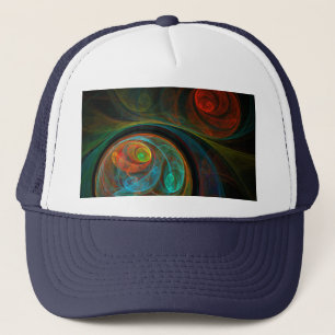 Reborn Abstrakt Art Hat Truckerkeps