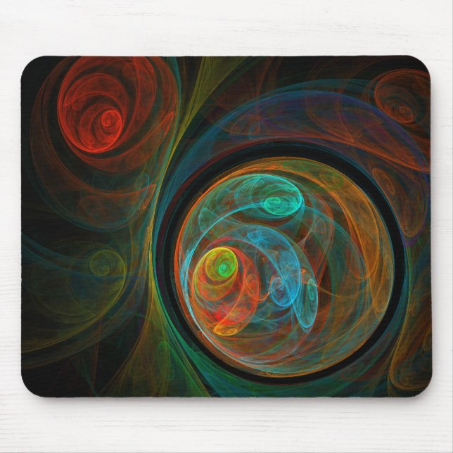 Reborn Abstrakt Art Mousepad Musmatta (Framsidan)