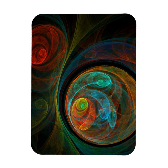 Reborn Abstrakt Art Premium Magnet (Vertikal)