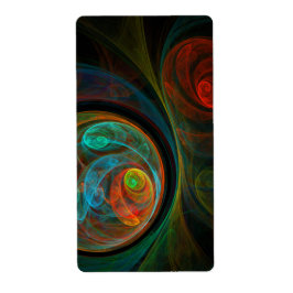 Reborn Blue Abstrakt Art Fractal Fraktsedel