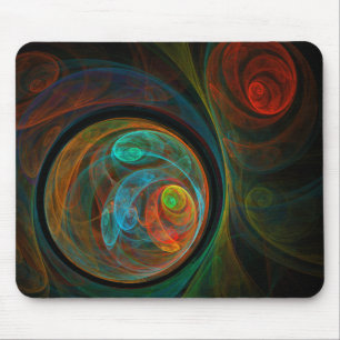 Reborn Blue Abstrakt Art Mousepad Musmatta