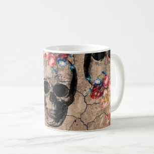Reborn - Döskallar Blossoming från damm Kaffemugg