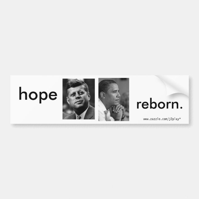 REBORN OBAMA JFK FÖR HOPP BILDEKAL (Framsidan)